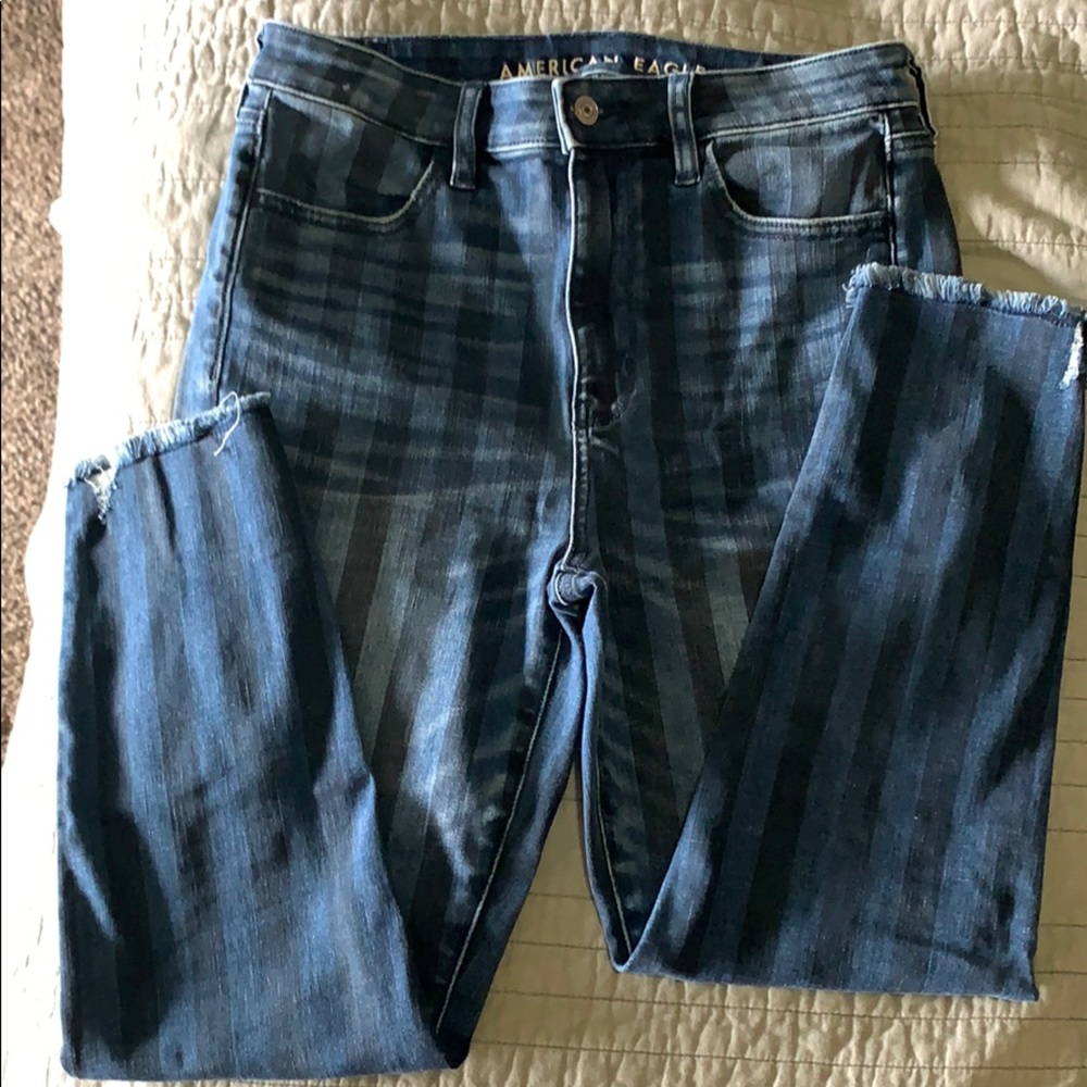 American Eagle Ne(x)t Level Stretch Striped Jeans